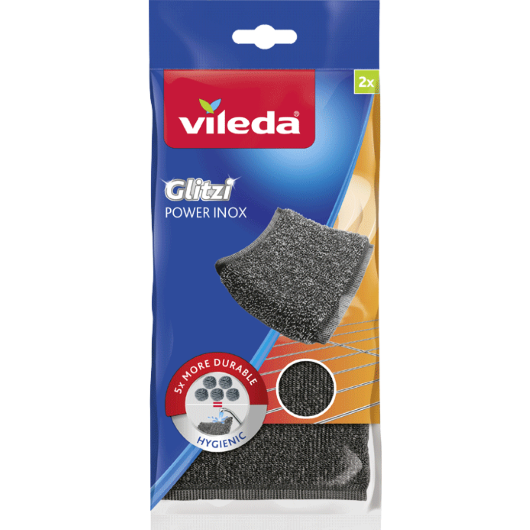 VILEDA GLITZI POWER INOX 2PCS